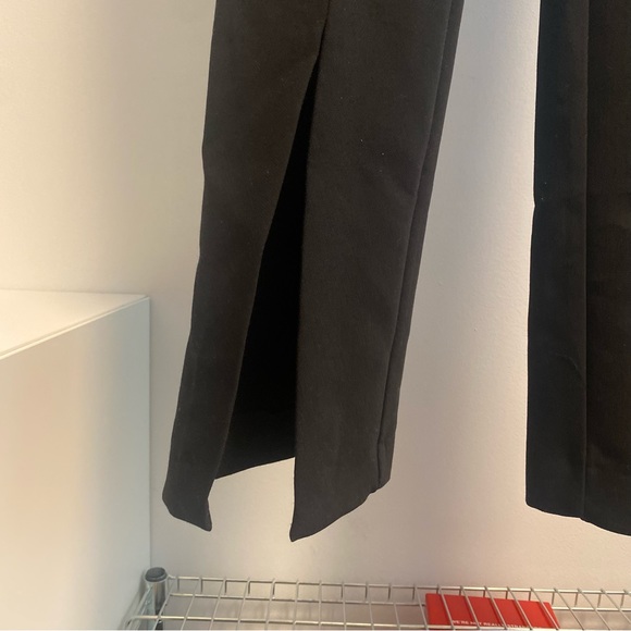 Zara Black Flared Dress Pants with Slits - Picture 4 of 6